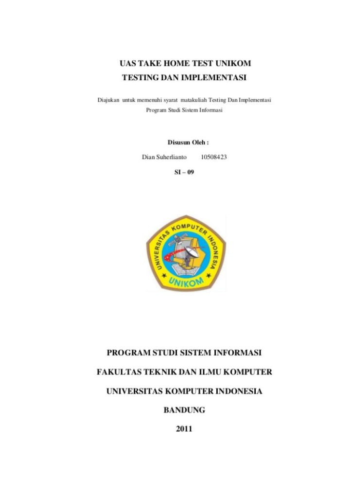 60+ Contoh Cover Makalah: Kuliah / SMA (BAIK, BENAR, MENARIK)