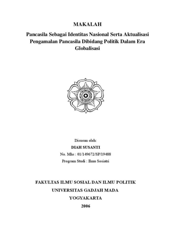 60+ Contoh Cover Makalah: Kuliah / SMA (BAIK, BENAR, MENARIK)