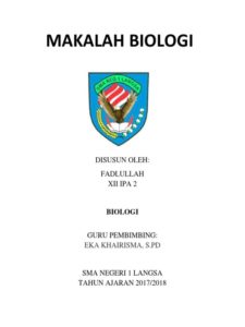 60+ Contoh Cover Makalah: Kuliah / SMA (BAIK, BENAR, MENARIK)