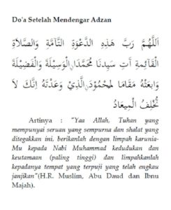 Doa Setelah Adzan & Menjawab Adzan (SESUAI SUNNAH)